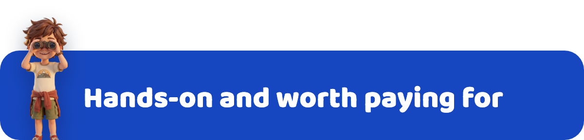 Hands-on and worth paying for